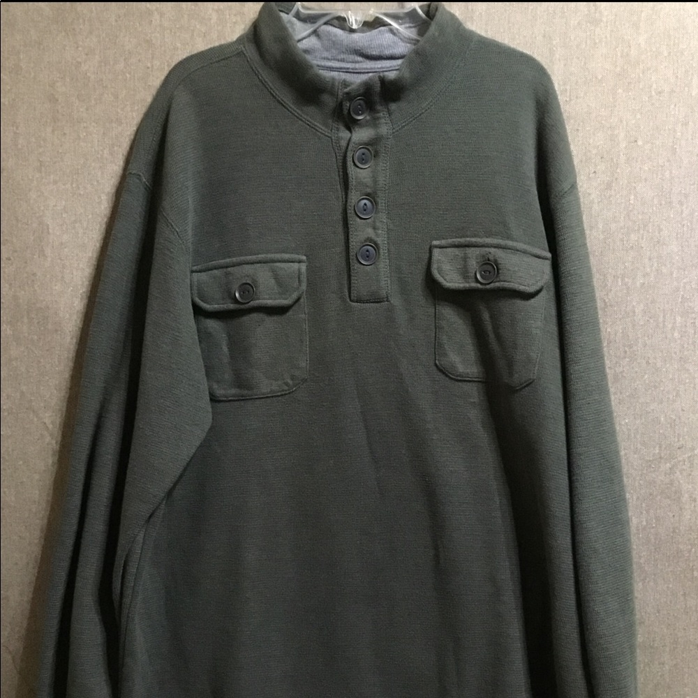 METHOD Long Sleeve Henley Shirt
